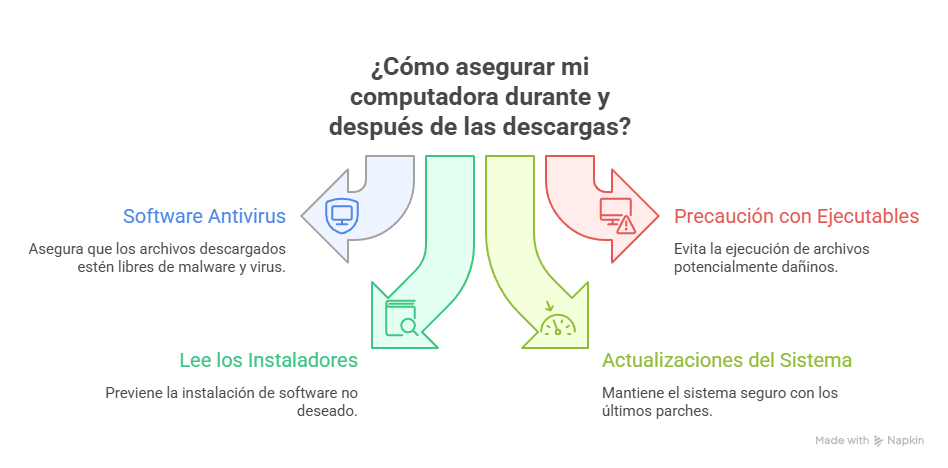 despues de las descargass