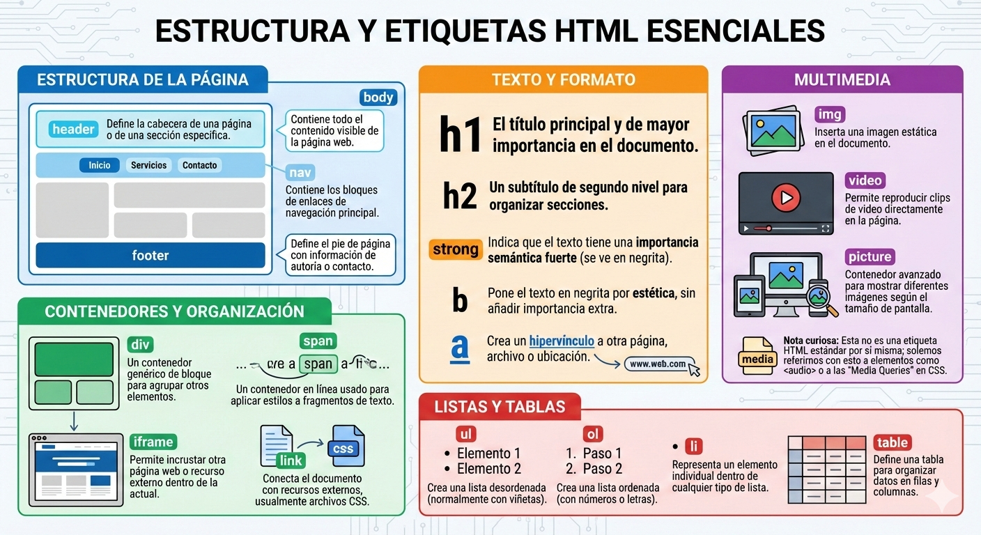 etiquetas html